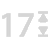 Ikona 17 nastavení délky se zajištěním volby