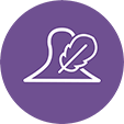 Soft, flexible breast-shaped teat icon