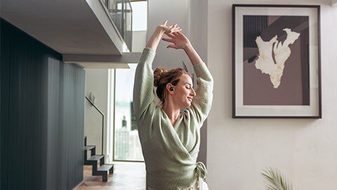 Skutečně bezdrátová sluchátka Philips T8505