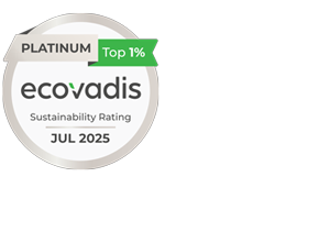 Platinová medaile EcoVadis červenec 2025