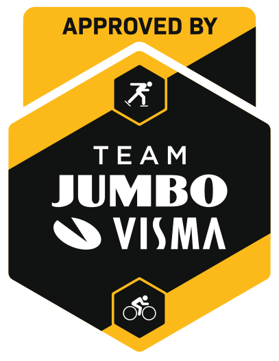 Logo Schváleno týmem Jumbo-Visma