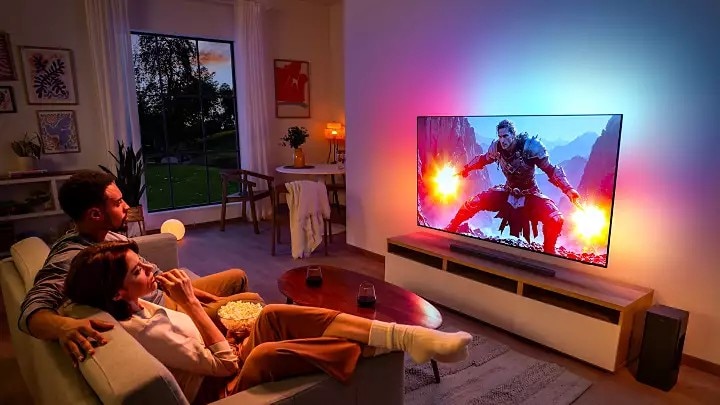 Umělá inteligence v televizorech s technologií Ambilight – jak to funguje?