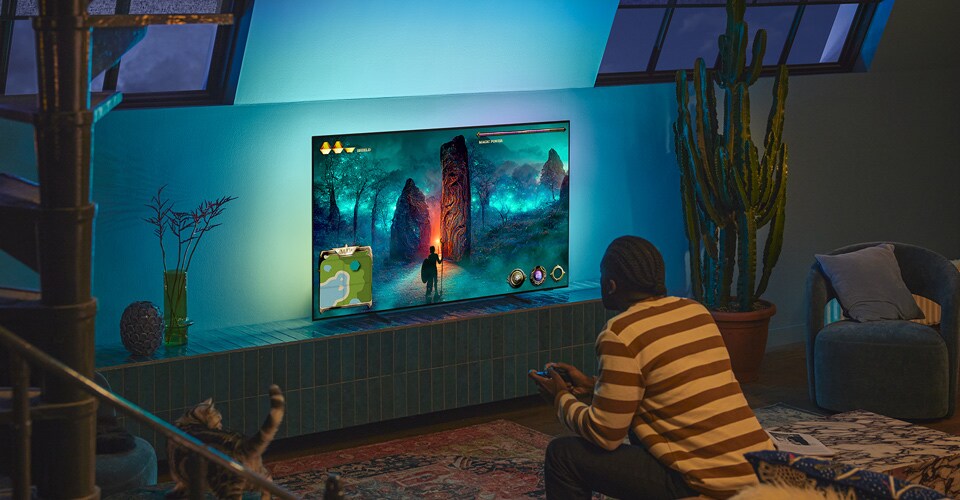 Vylepšená herní funkce Philips OLED televize