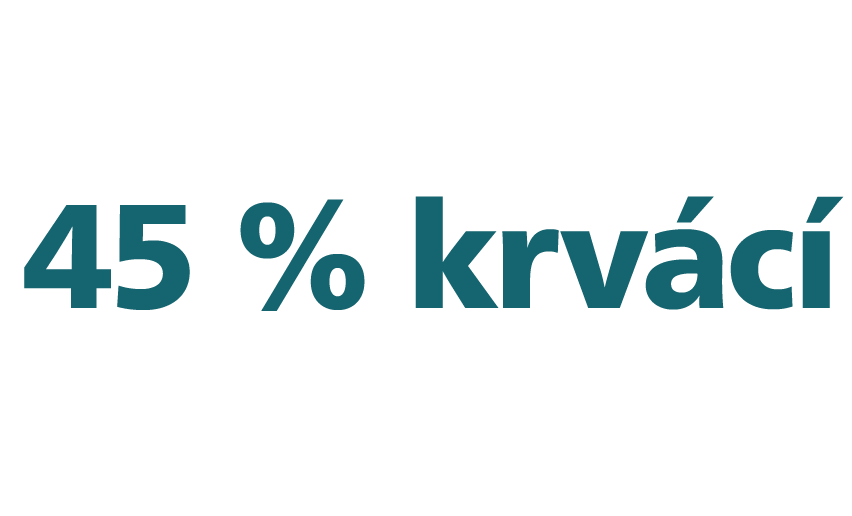 45%