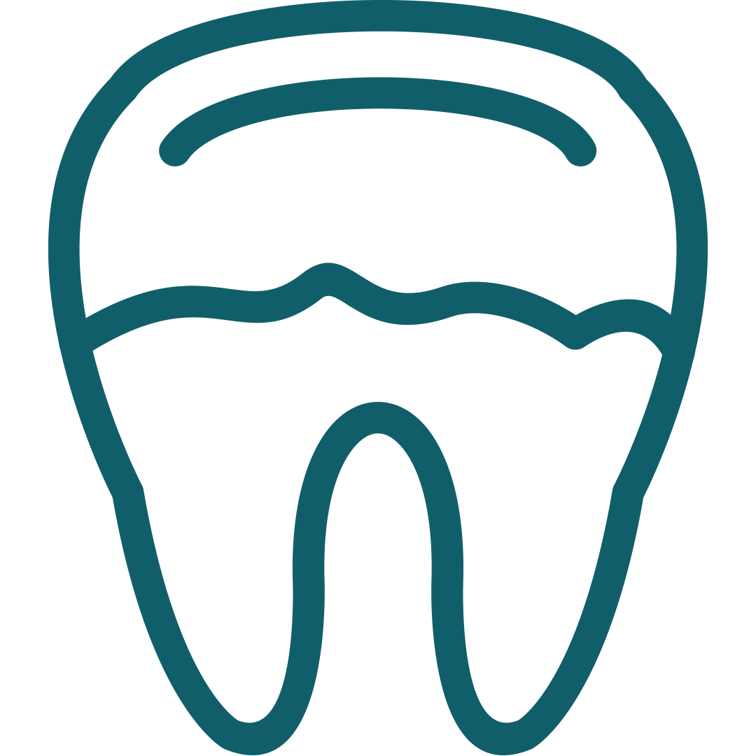 Less cavities and plaque