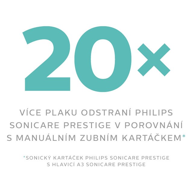 20x více odstraní plak