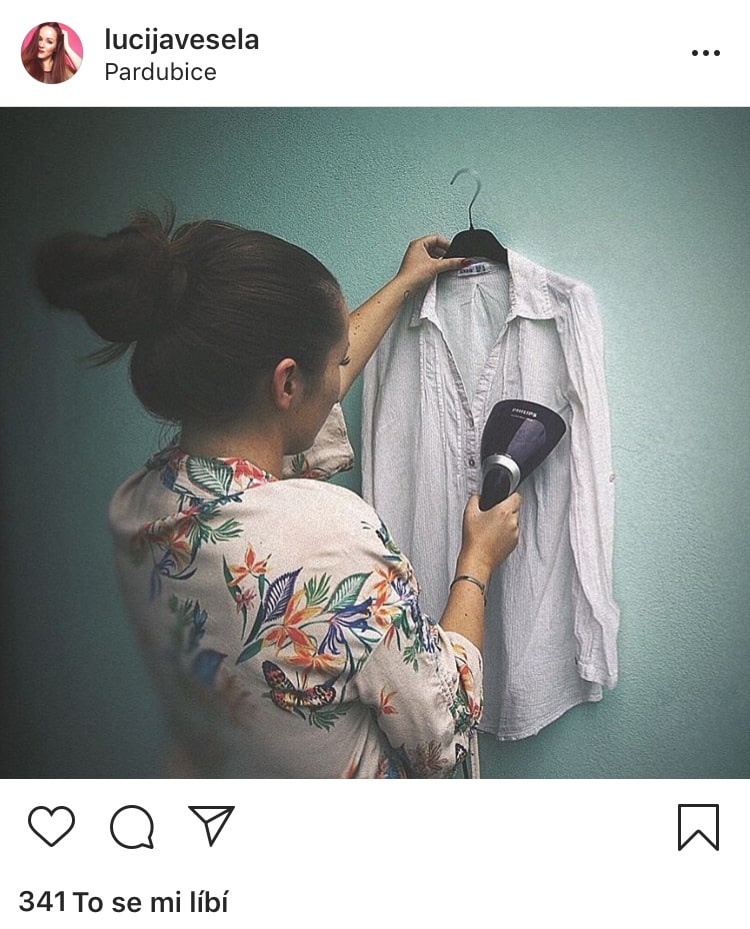 lucijavesela ručn&iacute; napařovač oděvů