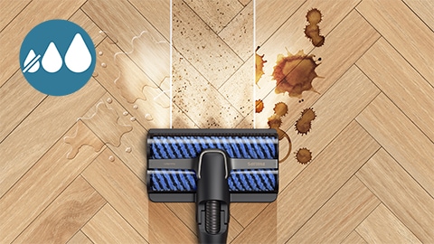 Bezdrátový vysavač Philips AquaTrio řady 9000 na vysávání a vytírání uklízí pomocí 3 režimů úklidu