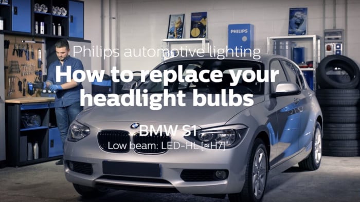 Jak vyměnit žárovky do světlometů BMW řady 1
