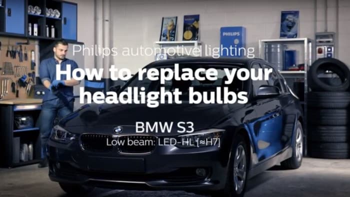 Jak vyměnit žárovky do světlometů BMW řady 3