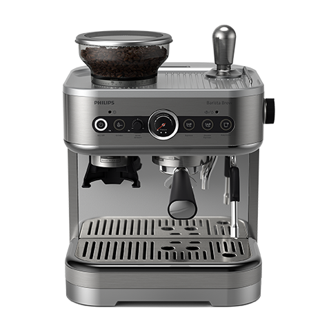 Jednoduchá nádoba na kávová zrna pro kávovar Philips Barista Brew, stříbrná