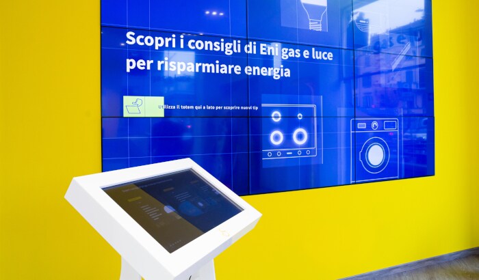 eni gas e luce touch screen