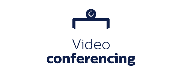 Videokonference – displej pro komerční použití