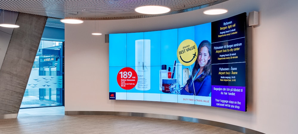 Obrazovky pro digitální reklamu – Philips