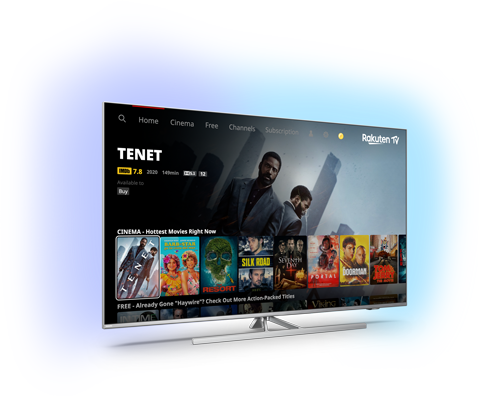 Televizor Smart TV se službou Rakuten TV