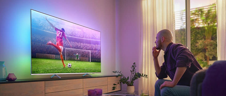 Televizor Philips Ambilight | nejlepší televizor pro fotbal a sporty