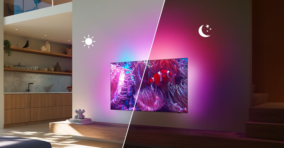 Okolní snímání televizorů Ambilight