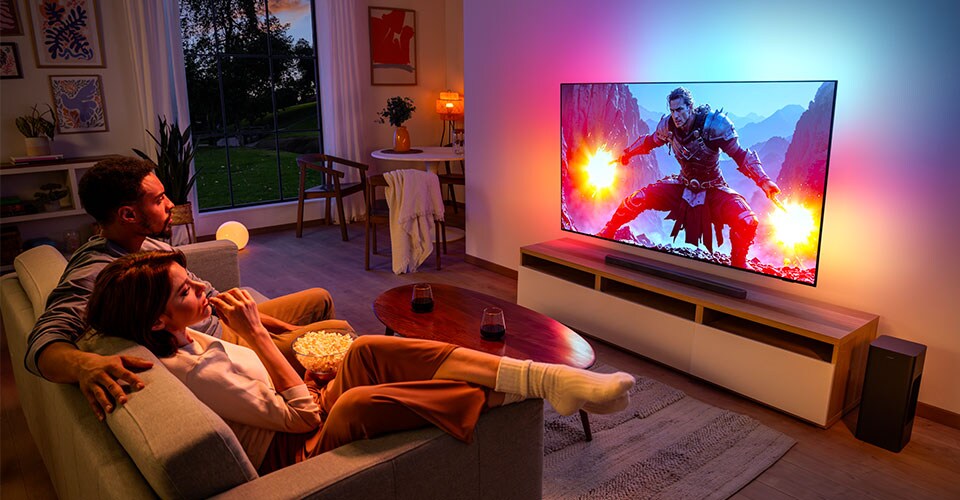 Televizory Ambilight s technologiemi AI