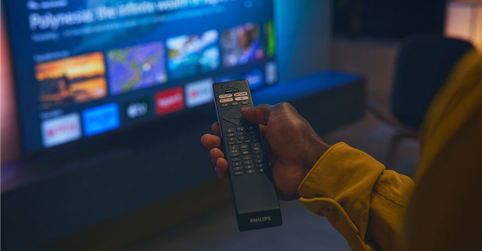 Dálkové ovládání televizorů Ambilight