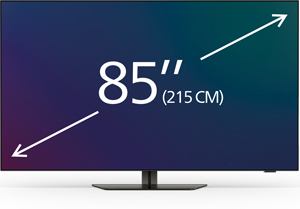 85palcové televizory