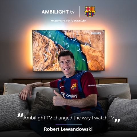 Hráč FC Barcelona Lewandowski