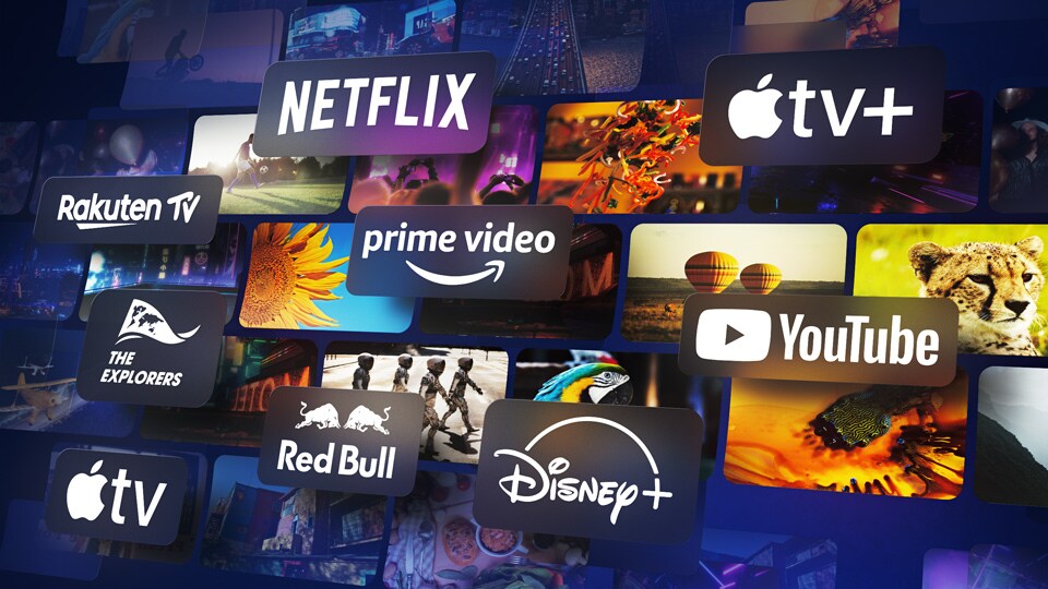 Oblíbené aplikace v televizoru Philips Smart TV