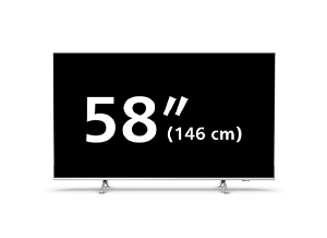 Řada televizorů Android 4K UHD LED řady Performance společnosti Philips s úhlopř. 146 cm (58 palců)