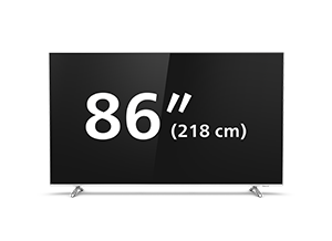 Řada televizorů Google TV 4K UHD LED řady Philips The One s úhlopř. 218 cm (86 palců)