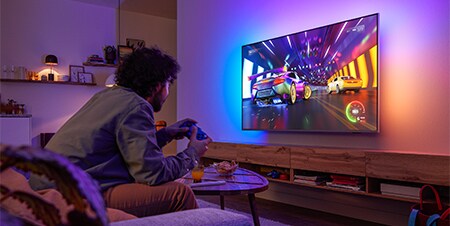 Televizor řady Performance, který je z části TV a z části hrací automat