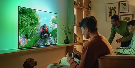 Hraní s funkcí Ambilight
