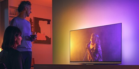 Hudba s funkcí Ambilight