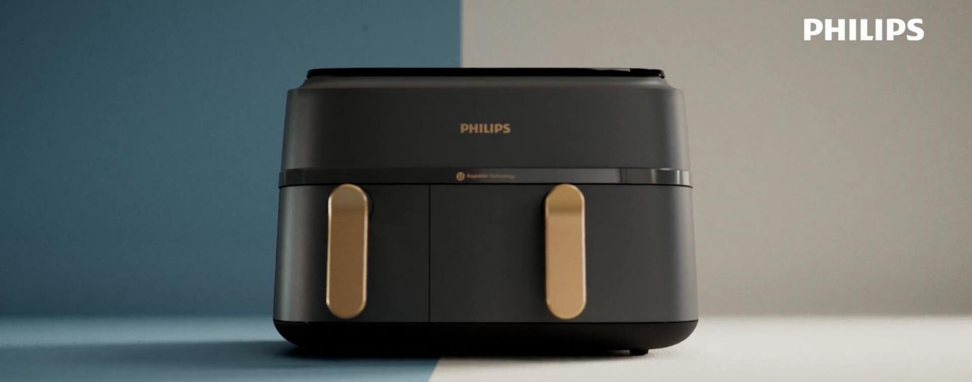Miniatura videa a produktové video fritézy Philips Airfryer 3000 Series se dvěma košíky